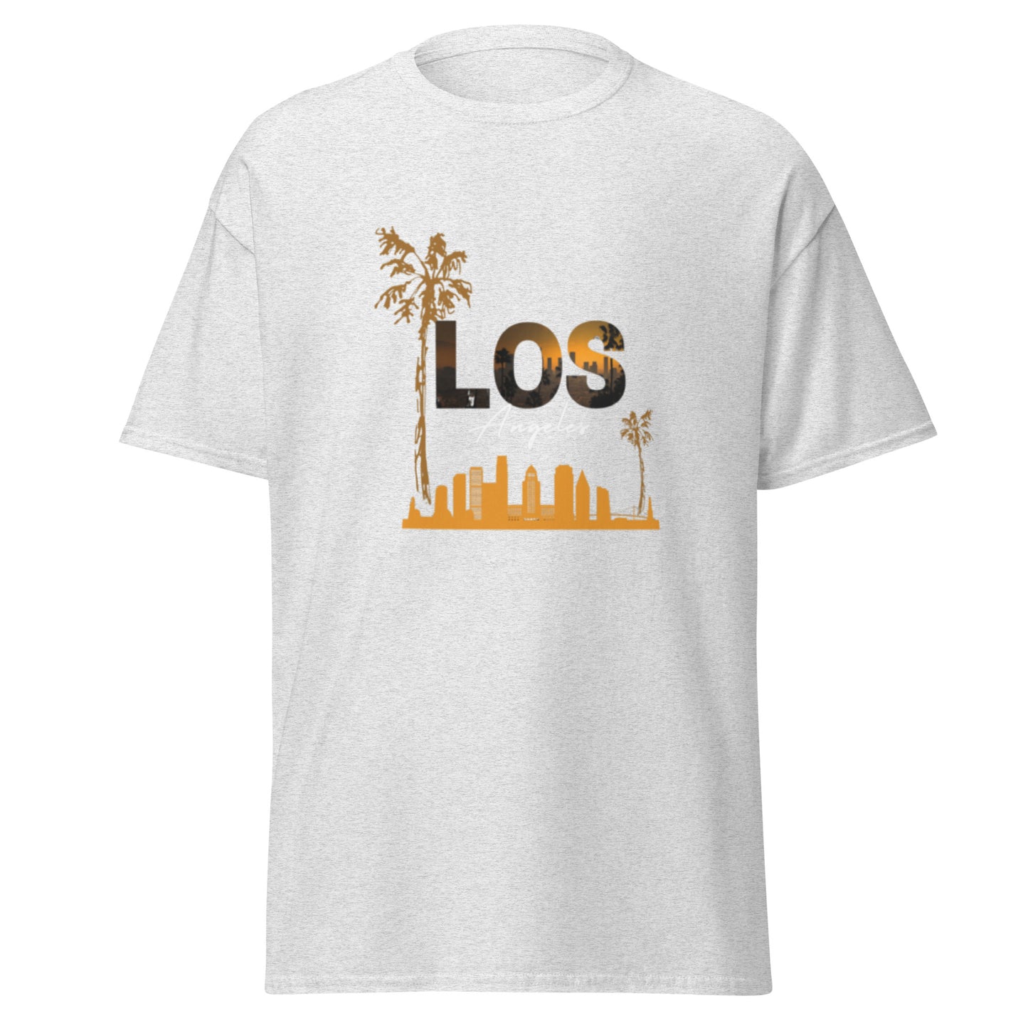 Sunset Silhouette: Los Angeles Skyline Tee
