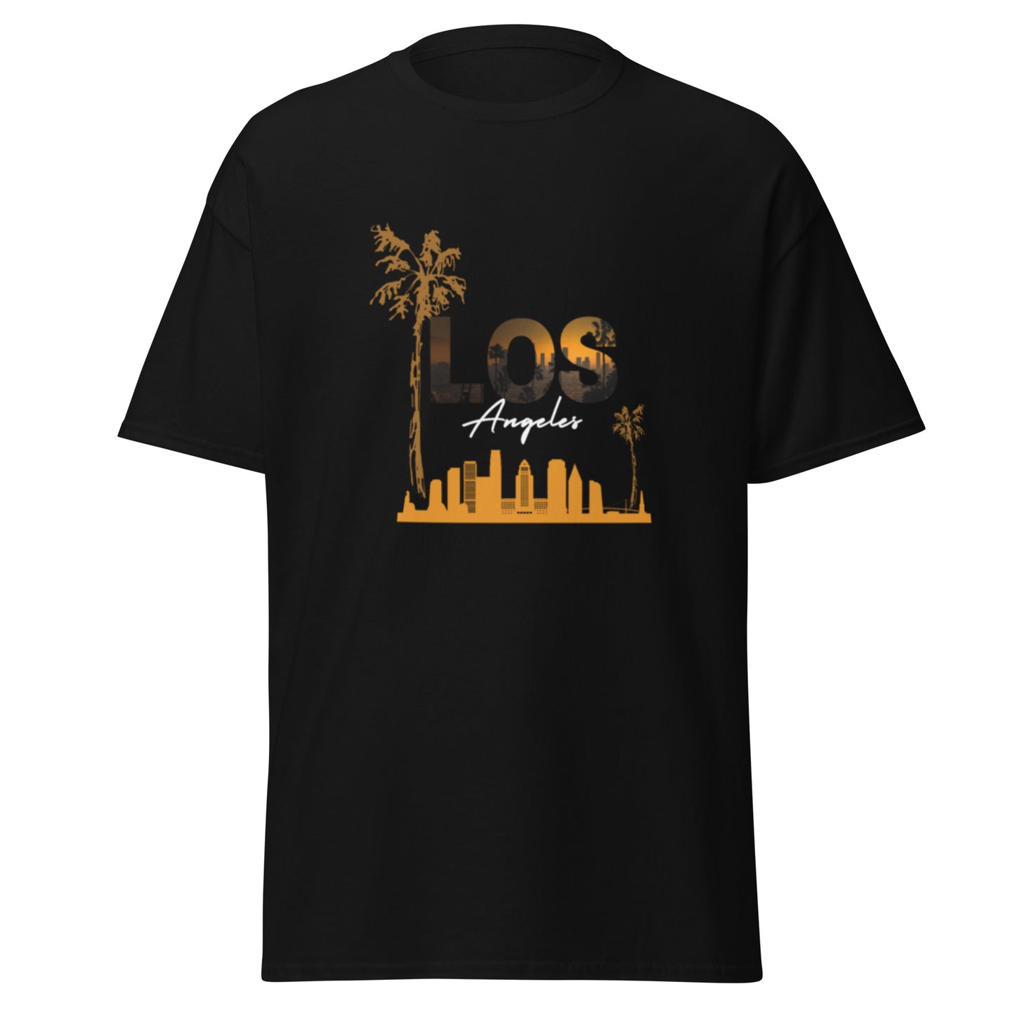 Sunset Silhouette: Los Angeles Skyline Tee