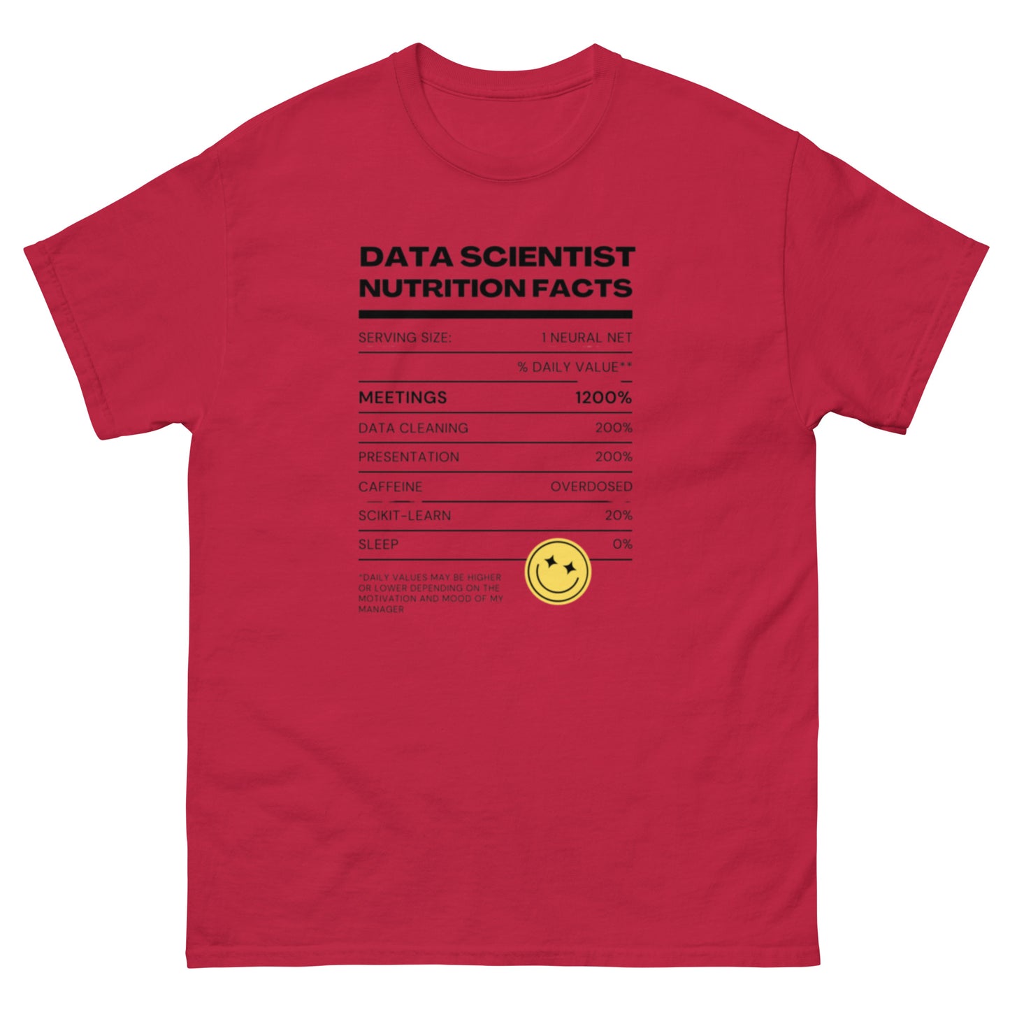 Men's Data Scientist T-shirt | Bright Colors