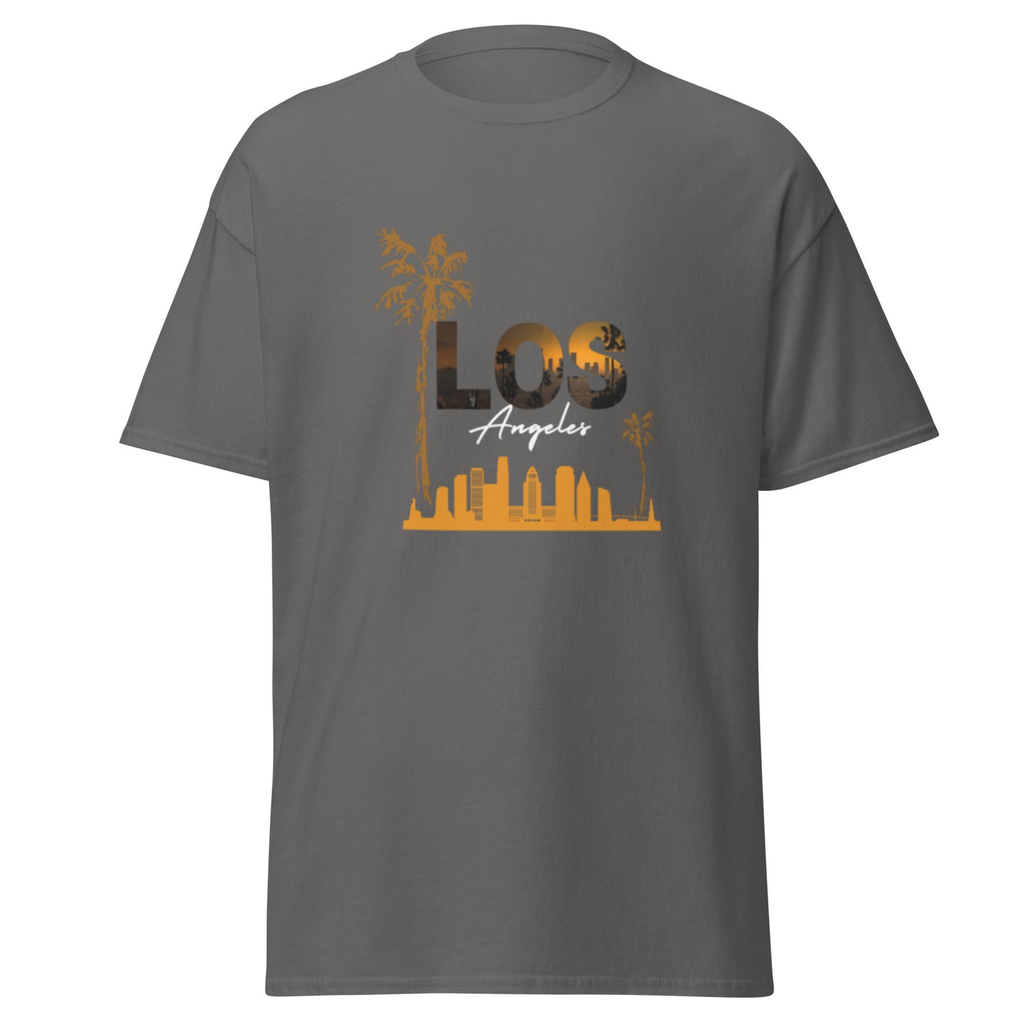 Sunset Silhouette: Los Angeles Skyline Tee