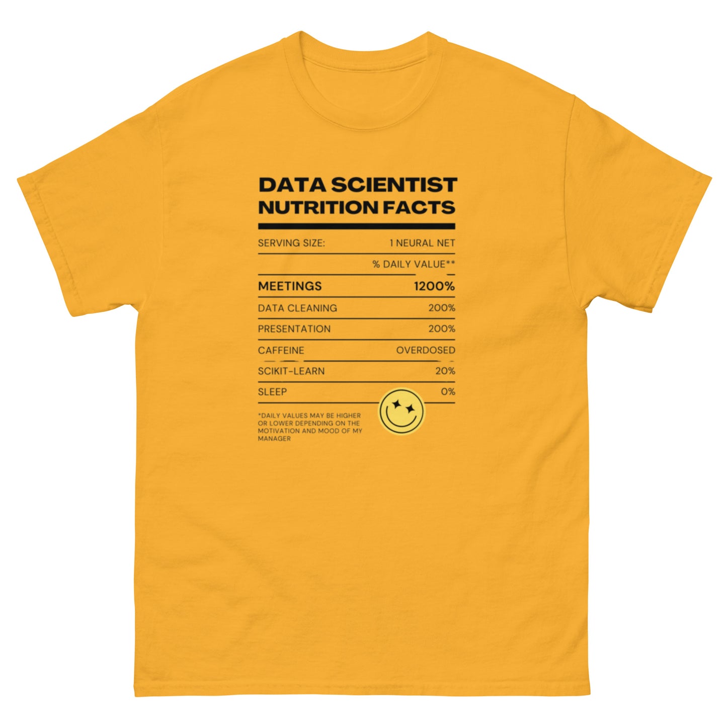 Men's Data Scientist T-shirt | Bright Colors