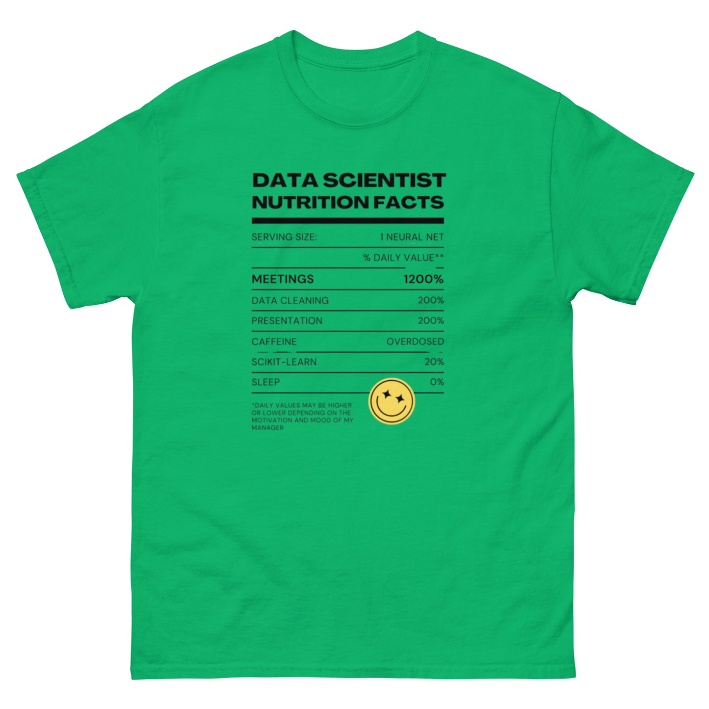 Men's Data Scientist T-shirt | Bright Colors