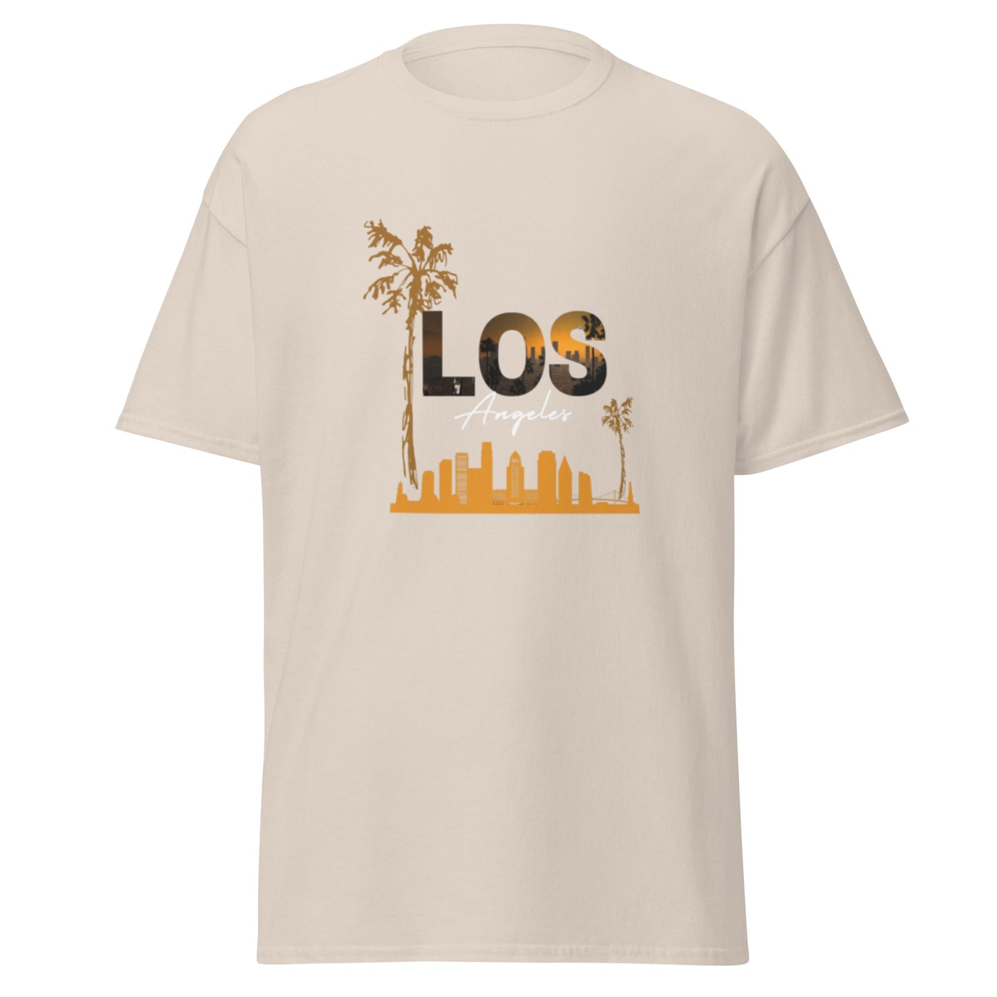 Sunset Silhouette: Los Angeles Skyline Tee