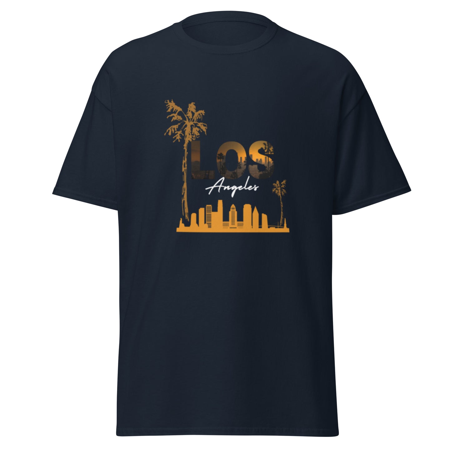 Sunset Silhouette: Los Angeles Skyline Tee