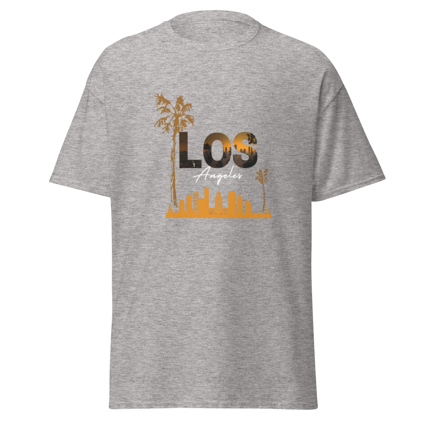 Sunset Silhouette: Los Angeles Skyline Tee