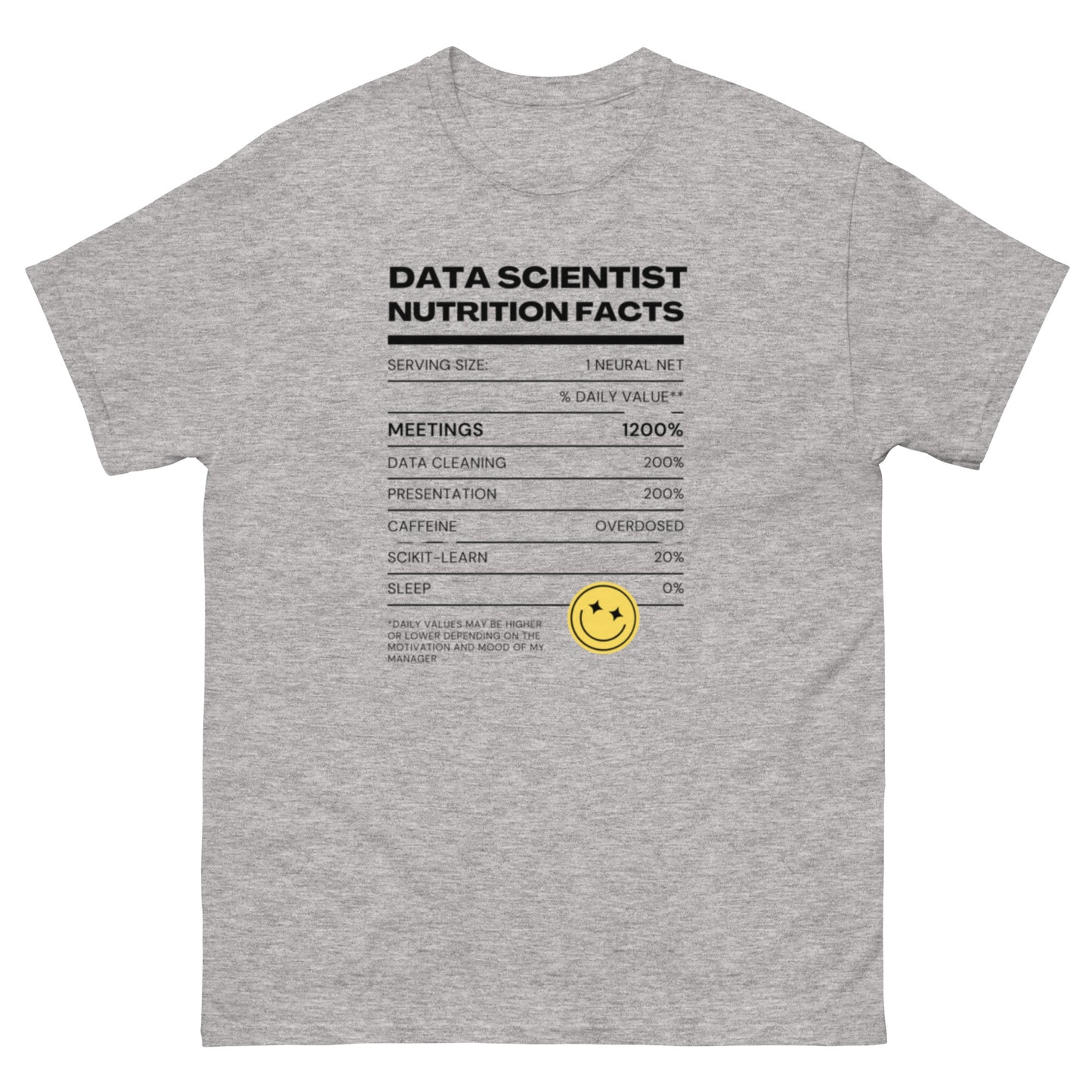 Men's Data Scientist T-shirt | Bright Colors
