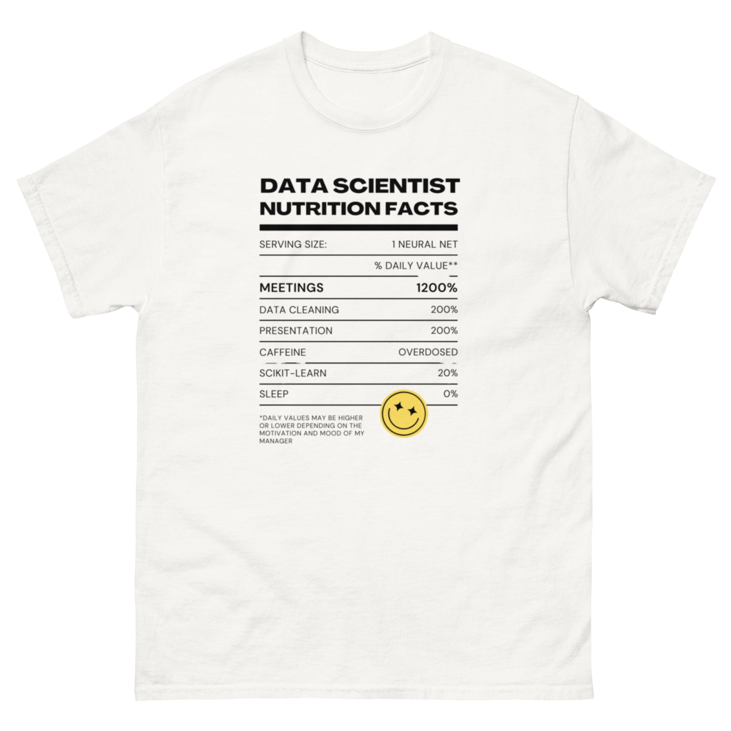Men's Data Scientist T-shirt | Bright Colors