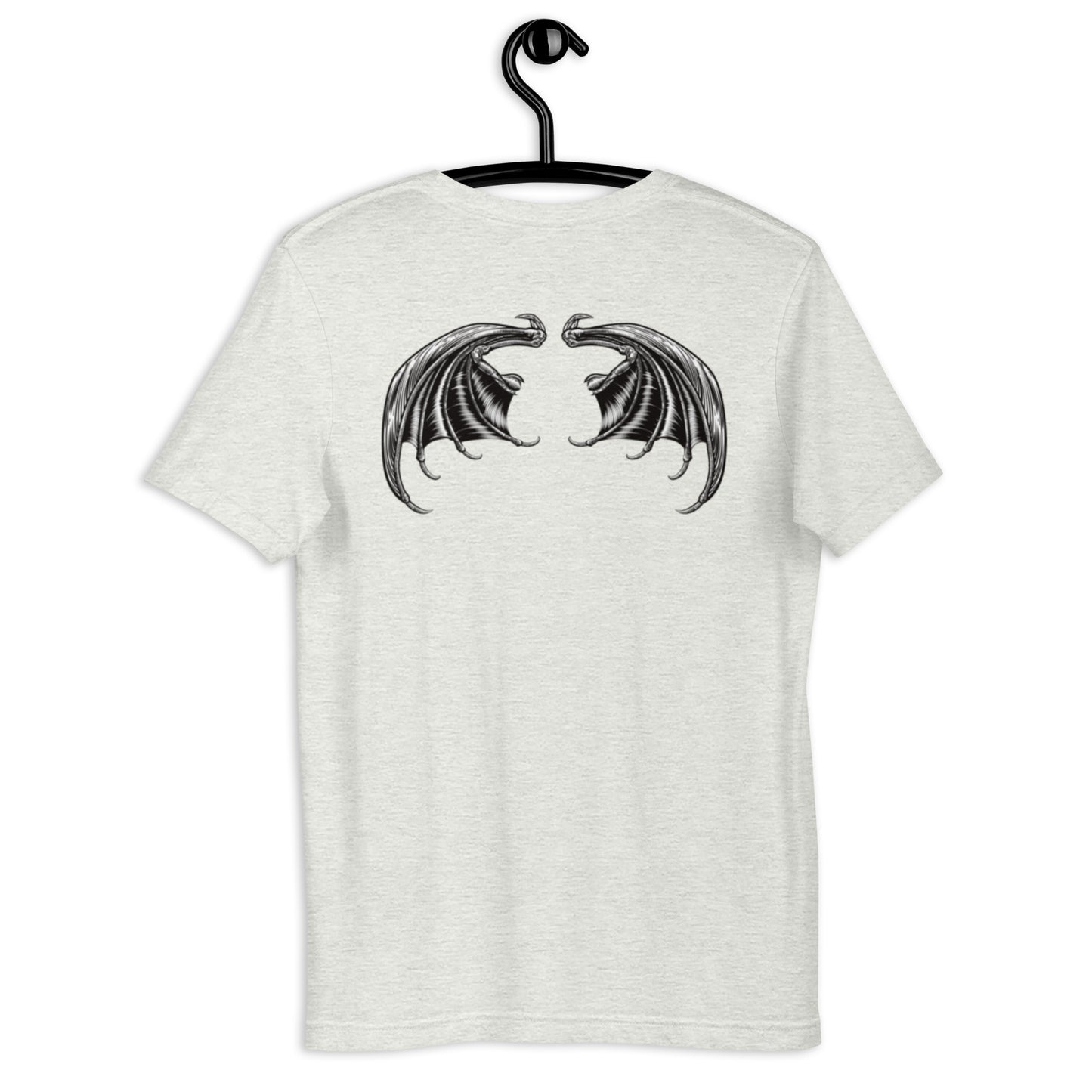 Heavenly Rebel: Angel Tee with Devil Wings