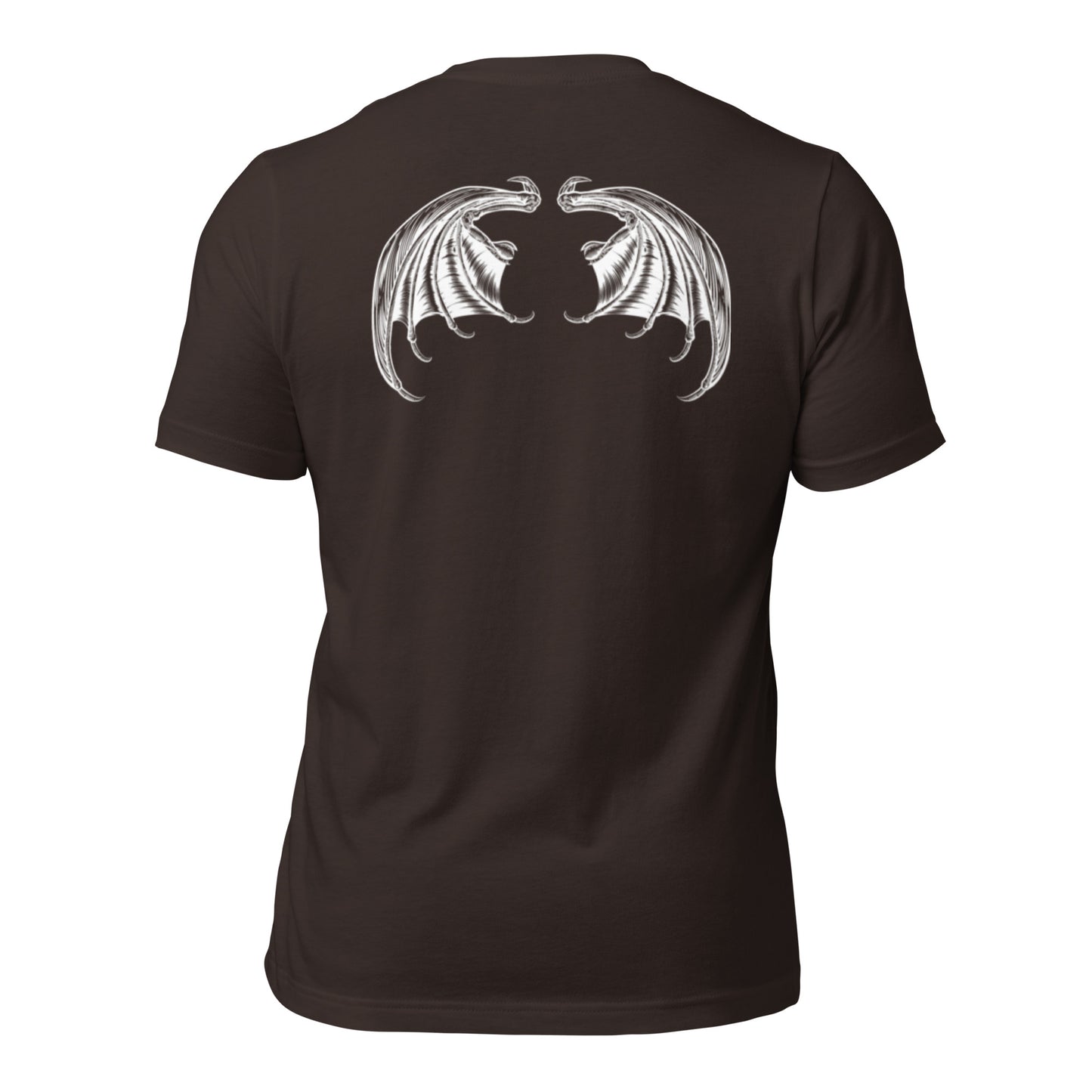 Heavenly Rebel: Angel Unisex Tee with Devil Wings