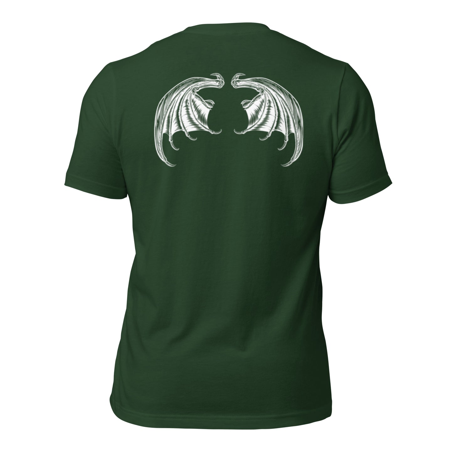 Heavenly Rebel: Angel Unisex Tee with Devil Wings