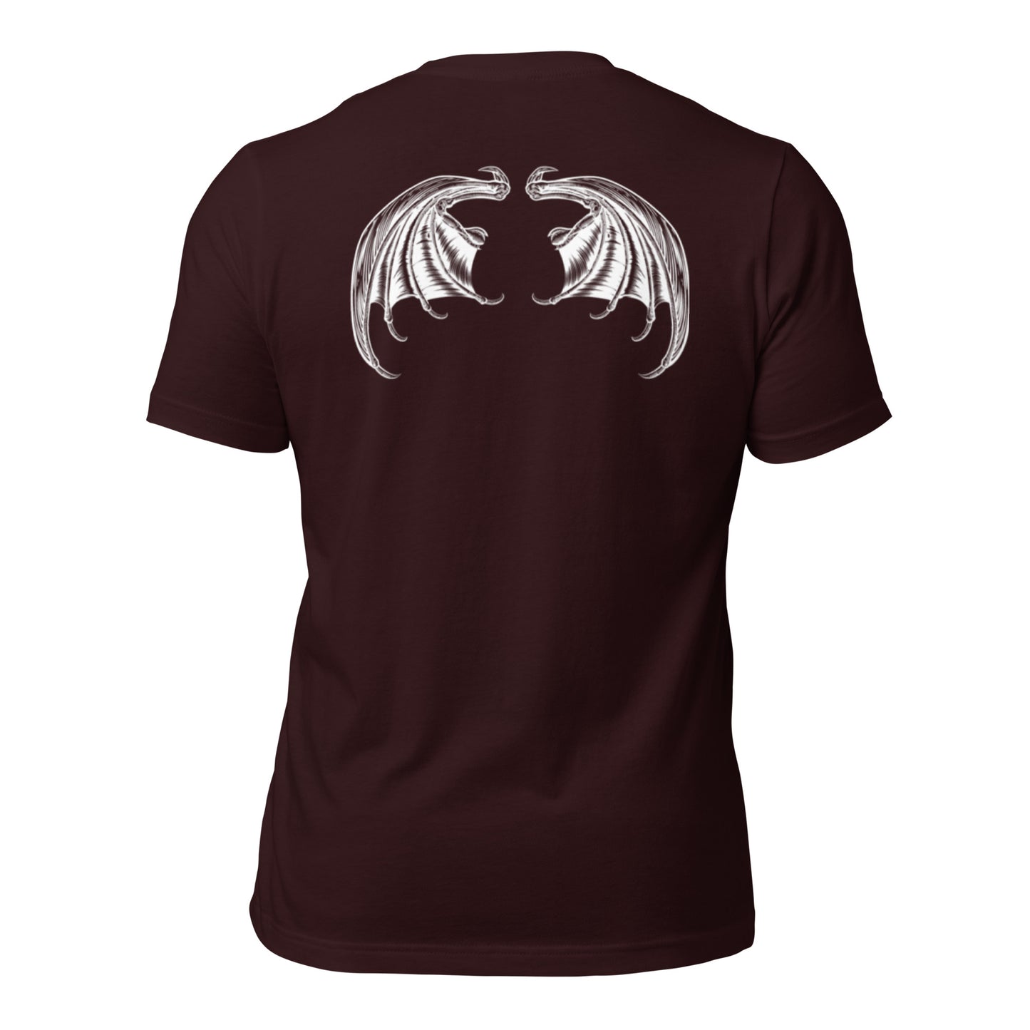 Heavenly Rebel: Angel Unisex Tee with Devil Wings