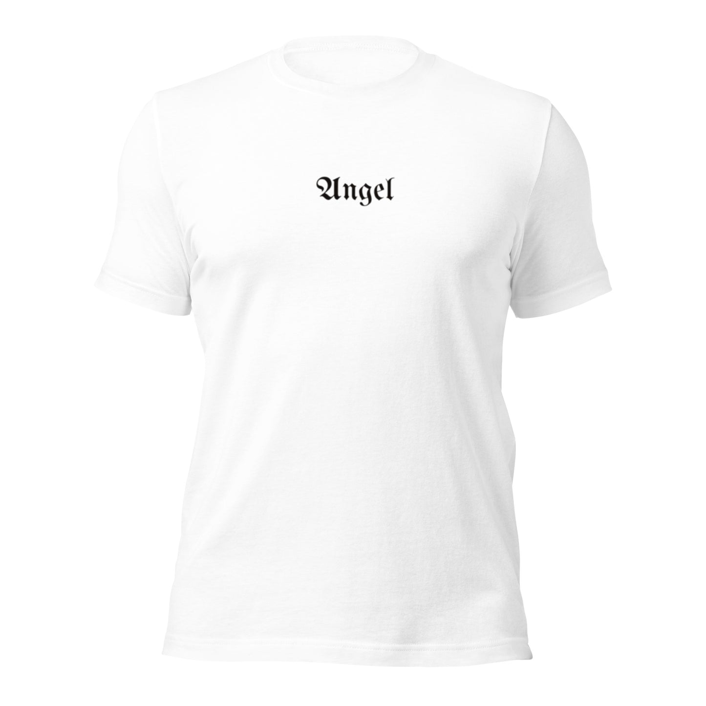 Heavenly Rebel: Angel Tee with Devil Wings