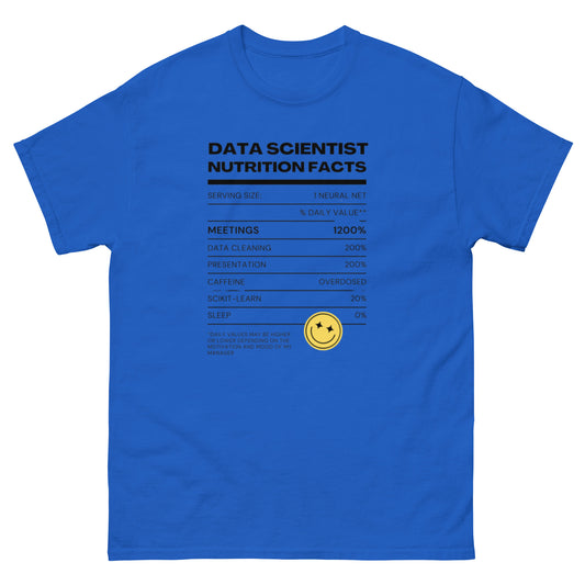 Men's Data Scientist T-shirt | Bright Colors